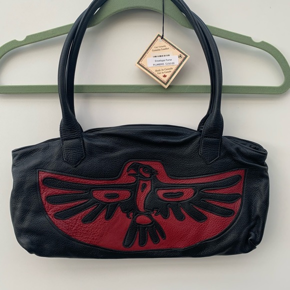 New Leather Envelope Purse - Spirit of the Wild - Picture 1 of 7